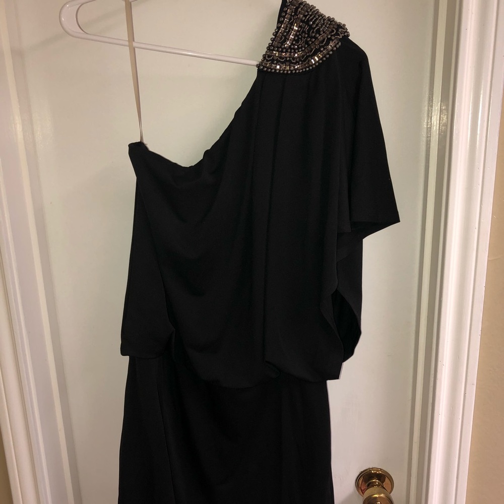 One shoulder party dress